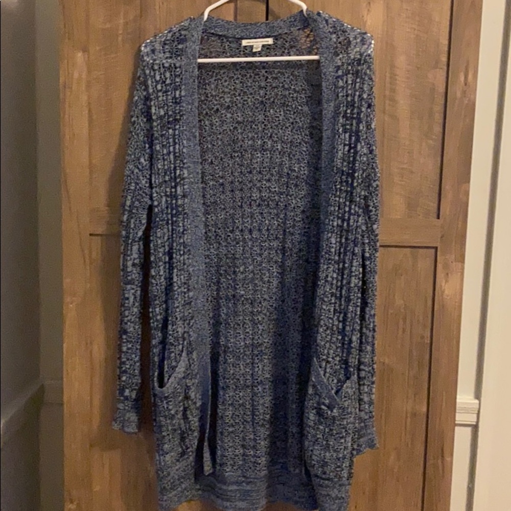 Navy cardigan